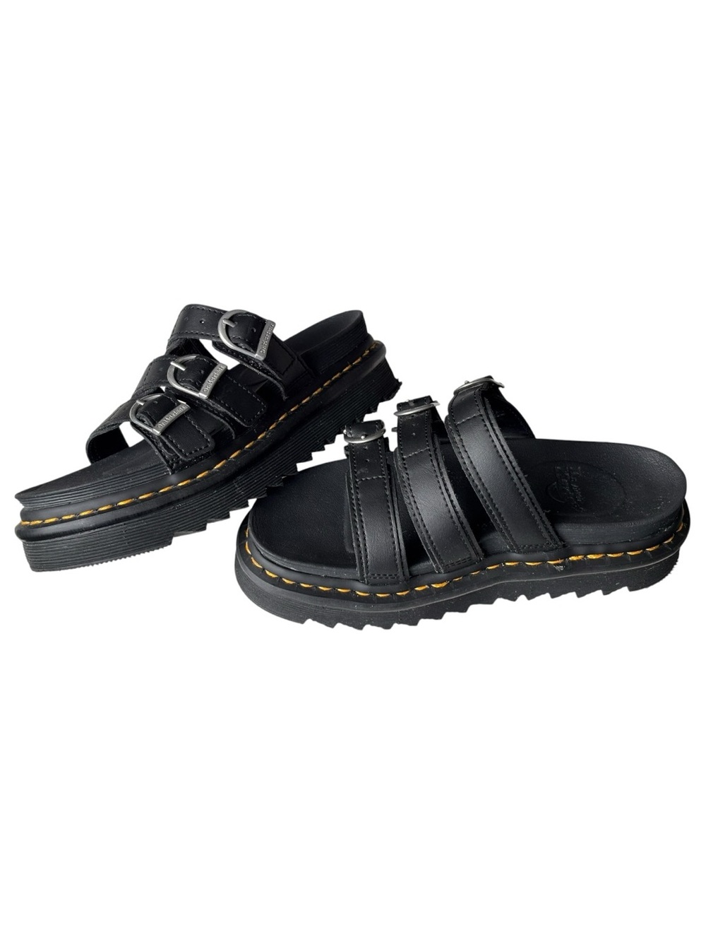 Dr. Marten’s Blaire Slide BLAIRE flat sandals in black | size 5 USL - Picture 3 of 13
